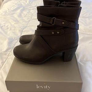 Chocolate Brown Ankle Boots, size 10